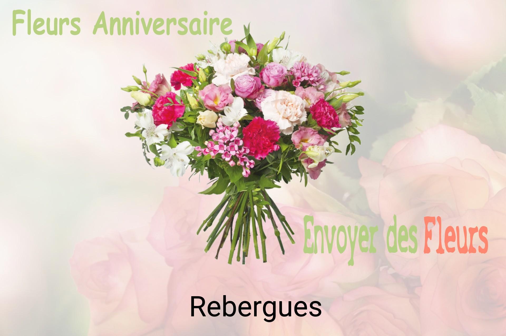 Bouquet de fleurs d’anniversaire livré à Rebergues